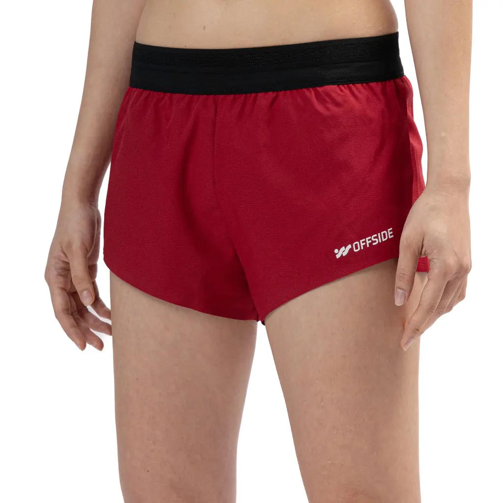 [USH0104001-RED-01] Offside Unisex Elite Shorts (Red, S)