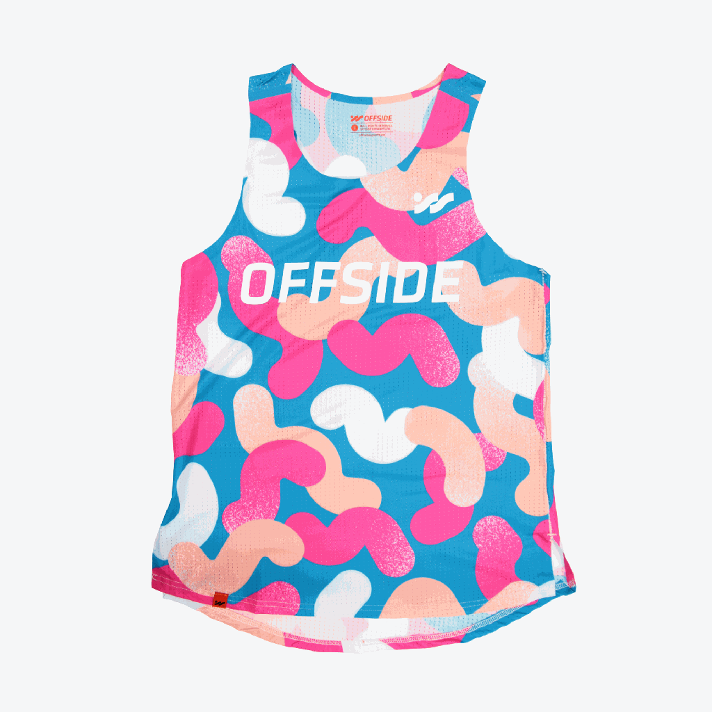 [MES0304001-BLU-01] Offside Men's Elite Singlet (Blue, S)
