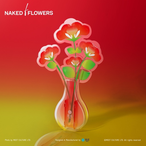 [XNK-1003] MEEET x Naked Inc. - Acrylic Vase Puzzle (Flame Tree)